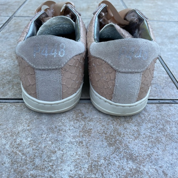 p448 john pink python snakeskin print sneakers - Picture 10 of 16